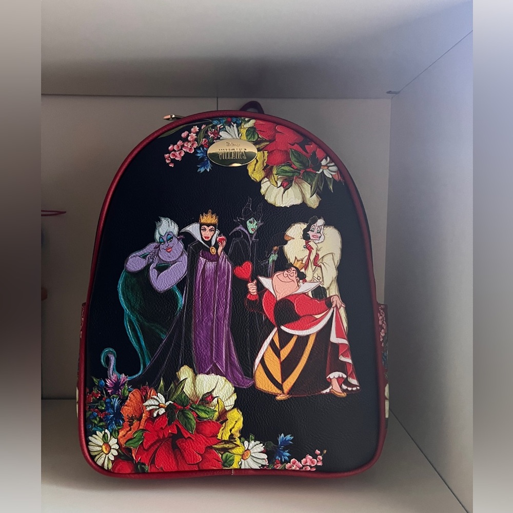 Disney Villains Floral Mini Backpack